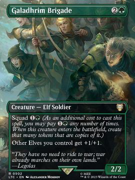 Galadhrim Brigade (LTC-502) - Tales of Middle-earth Commander (Borderless) Foil