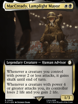 MacCready, Lamplight Mayor (PIP-945) - Fallout: (Extended Art) Foil