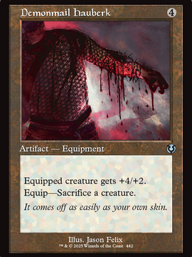 Demonmail Hauberk (Retro Frame) (INR-442) - Innistrad Remastered
