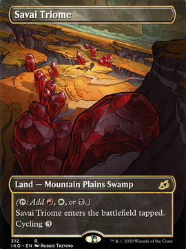 Savai Triome (IKO-312) - Ikoria: Lair of Behemoths: (Showcase) (Borderless)