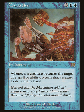 Cowardice (MMQ-070) - Mercadian Masques