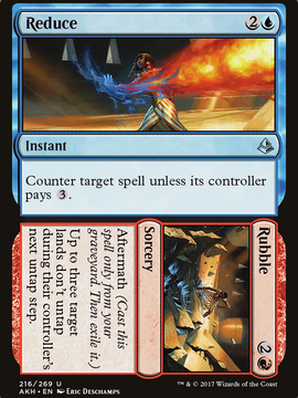 Reduce // Rubble (AKH-216) - Amonkhet