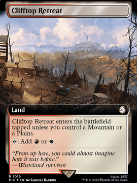 Clifftop Retreat (PIP-1019) - Fallout: (Extended Art) Foil
