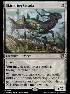 Skittering Cicada (CMM-717) - Commander Masters