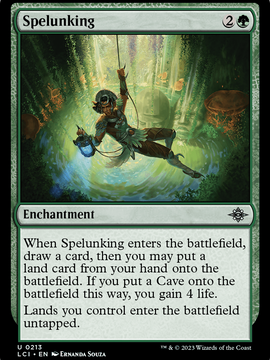 Spelunking (LCI-213) - The Lost Caverns of Ixalan