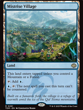 Mistrise Village (TDM-261) - Tarkir: Dragonstorm