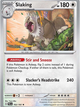 Slaking (162/193) [Scarlet & Violet: Paldea Evolved]