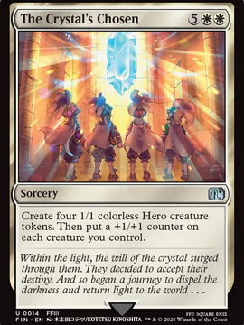 The Crystal's Chosen (FIN-014) - FINAL FANTASY Foil