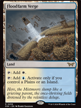 Floodfarm Verge (DSK-259) - Duskmourn: House of Horror Foil