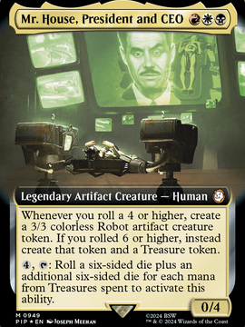 Mr. House, President and CEO (PIP-949) - Fallout: (Extended Art) Foil