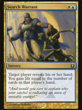 Search Warrant (RTR-193) - Return to Ravnica