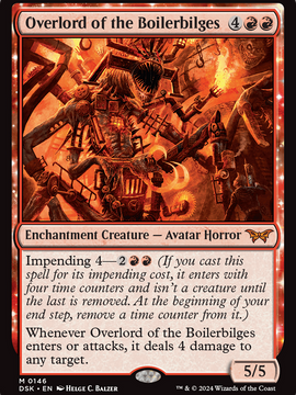 Overlord of the Boilerbilges (DSK-146) - Duskmourn: House of Horror: (nyxtouched)