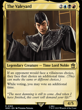 The Valeyard (WHO-165) - Doctor Who Foil