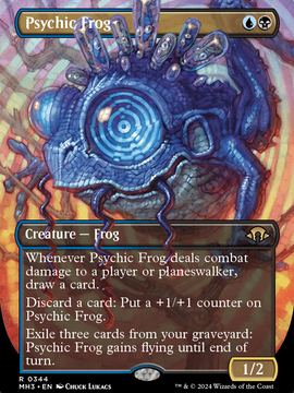 Psychic Frog (MH3-344) - Modern Horizons 3 (Borderless) Foil