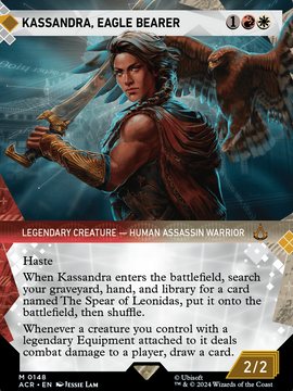 Kassandra, Eagle Bearer (ACR-148) - Assassin's Creed: (Showcase) (Borderless) Foil