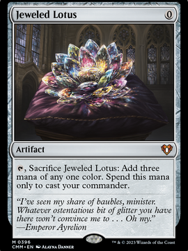 Jeweled Lotus (CMM-396) - Commander Masters