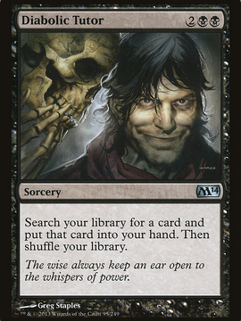 Diabolic Tutor (M14-095) - Magic 2014