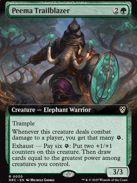 Peema Trailblazer (Extended Art) (DRC-030) - Commander: Aetherdrift