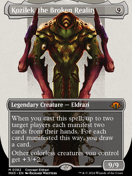 Kozilek, the Broken Reality (MH3-382) - Modern Horizons 3 (Borderless)