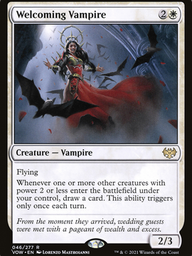 Welcoming Vampire (VOW-046) - Innistrad: Crimson Vow