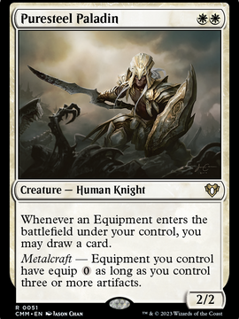 Puresteel Paladin (CMM-051) - Commander Masters