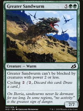 Greater Sandwurm (IKO-157) - Ikoria: Lair of Behemoths