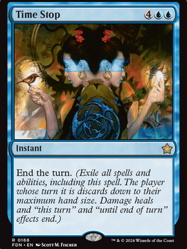 Time Stop (FDN-166) - Foundations Foil