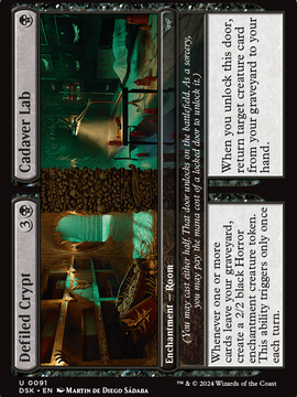 Defiled Crypt // Cadaver Lab (DSK-091) - Duskmourn: House of Horror