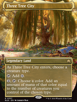 Three Tree City (BLB-337) - Bloomburrow (Borderless)