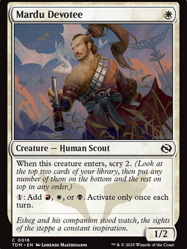 Mardu Devotee (TDM-016) - Tarkir: Dragonstorm Foil