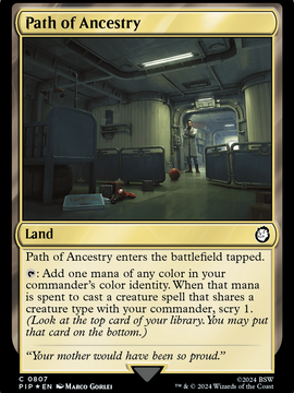 Path of Ancestry (PIP-807) - Fallout Foil