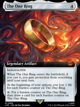 The One Ring (LTR-380) - The Lord of the Rings: Tales of Middle-earth: (Extended Art) Foil
