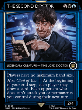 The Second Doctor (WHO-553) - Doctor Who: (Showcase) (Borderless)