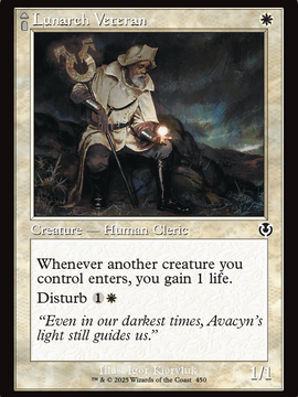 Lunarch Veteran // Luminous Phantom (Retro Frame) (INR-450) - Innistrad Remastered