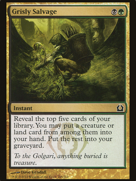 Grisly Salvage (RTR-165) - Return to Ravnica