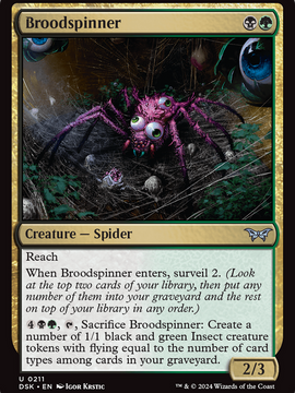 Broodspinner (DSK-211) - Duskmourn: House of Horror