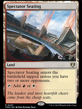 Spectator Seating (CMM-427) - Commander Masters Foil