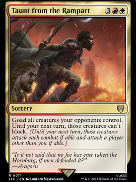 Taunt from the Rampart (LTC-071) - Tales of Middle-earth Commander