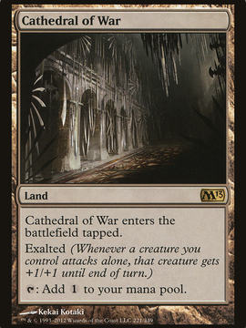 Cathedral of War (M13-221) - Magic 2013 Foil