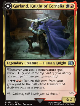Garland, Knight of Cornelia // Chaos, the Endless (FIN-221) - FINAL FANTASY