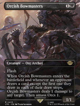 Orcish Bowmasters (LTR-433) - The Lord of the Rings: Tales of Middle-earth (Borderless) Foil