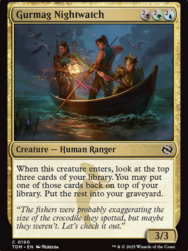 Gurmag Nightwatch (TDM-190) - Tarkir: Dragonstorm Foil