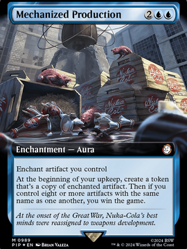 Mechanized Production (PIP-989) - Fallout: (Extended Art) Foil