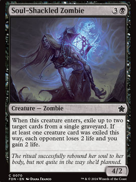 Soul-Shackled Zombie (FDN-070) - Foundations