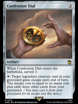 Confession Dial (WHO-173) - Doctor Who