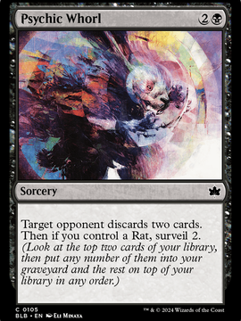 Psychic Whorl (BLB-105) - Bloomburrow