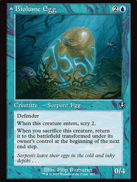 Biolume Egg (Retro Frame) (INR-455) - Innistrad Remastered