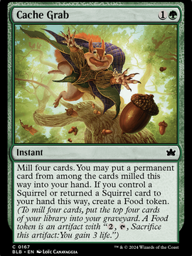 Cache Grab (BLB-167) - Bloomburrow