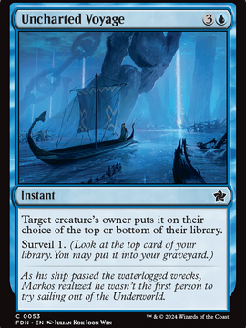 Uncharted Voyage (FDN-053) - Foundations Foil