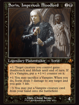 Sorin, Imperious Bloodlord (Retro Frame) (INR-476) - Innistrad Remastered Foil